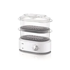 CUISINEADDICT Cuiseur Vapeur|Cuiseur Vapeur Electrique IDENTITY COLLECTION Blanc Braun