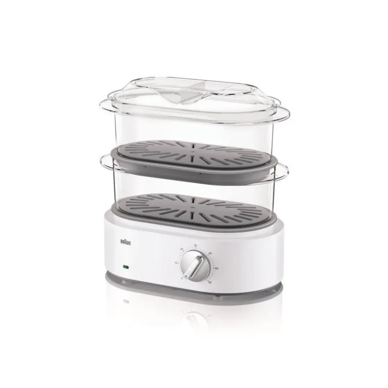 CUISINEADDICT Cuiseur Vapeur|Cuiseur Vapeur Electrique IDENTITY COLLECTION Blanc Braun