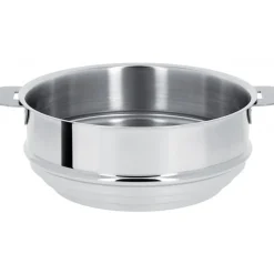 CRISTEL Cuiseur Vapeur|Cuit Vapeur Universel Mutine Ø 24 cm Manche Amovible Inox