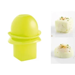 MASTRAD Cuiseur Oeuf|Cuit-oeuf rond/carré micro-ondes Vert