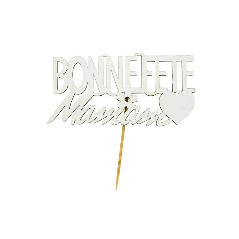 PATISDECOR Décoration Gâteau|Décor Bonne Fête Maman sur Pic (x2) Patisdécor
