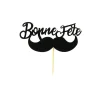 PATISDECOR Décoration Gâteau|Décor Bonne Fête Moustache sur Pic (x2) Patisdécor