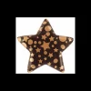FLORENSUC Décoration Comestible|Décor en Chocolat Etoile Scintillante 3,7 cm (x112)