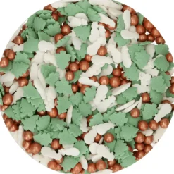 FUNCAKES Décoration Comestible|Décoration en Sucre Christmas Mix Noël 55 g