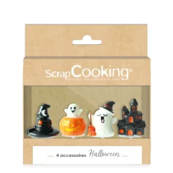 SCRAPCOOKING Décoration Gâteau|Décoration pour Gâteau Halloween 50 g (x4)