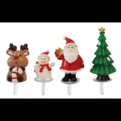 SCRAPCOOKING Décoration Gâteau|Décoration pour Gâteau Noël (x4)