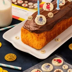 VALRHONA Décoration Comestible|Décors Chocolat Blanc Pirate 24 pièces Chocolatree