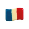 FLORENSUC Décoration Comestible|Décors en Chocolat Blanc Drapeau de la France 40x30 mm (x120)