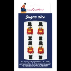 SCRAPCOOKING Décoration Comestible|Décors en Sucre Casse Noisette (x4)
