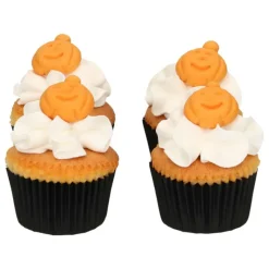 FUNCAKES Décoration Comestible|Décors en Sucre Citrouilles Halloween (x12)