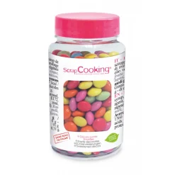 SCRAPCOOKING Décoration Comestible|Décors en Sucre Dragées Multicolores 75 g