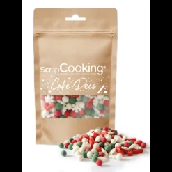 SCRAPCOOKING Décoration Comestible|Décors en Sucre Mix 3D Noël 46 g