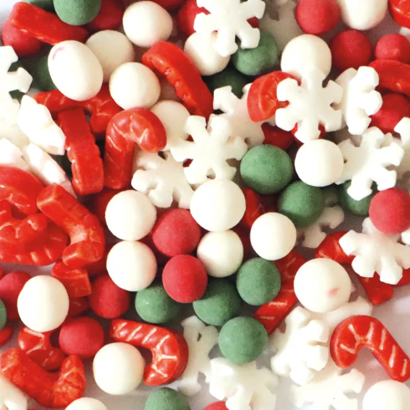 SCRAPCOOKING Décoration Comestible|Décors en Sucre Mix 3D Noël 46 g