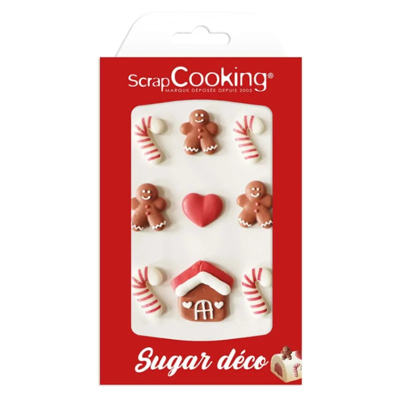 SCRAPCOOKING Décoration Comestible|Décors en Sucre Pain d'Epices et Sucre d'Orge