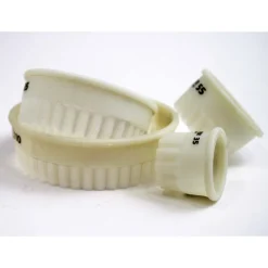 MATFER Emporte Pièce - Découpoir Pâtisserie|Découpoirs ronds cannelés impairs Exoglass (Boîte de 7)