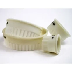 MATFER Emporte Pièce - Découpoir Pâtisserie|Découpoirs Ronds Cannelés Pairs Exoglass (Boîte de 9)