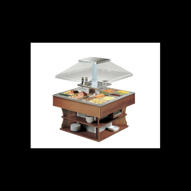 TECFRIGO Buffet Self Service|Desserte Chaude Bain-Marie 1395 x 1395 x 1707 mm