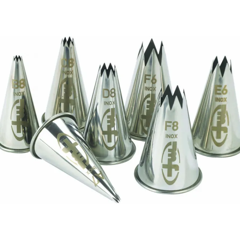 MALLARD FERRIERE Douilles Pâtisserie|Douille Cannelée Inox A7 Ø 3,5 mm Mallard Ferrière