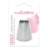 SCRAPCOOKING Douilles Pâtisserie|Douille Carrée Cannelée en Inox