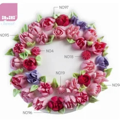 IBILI Douilles Pâtisserie|Douille Inox Russe Standard Ø 1,6 cm x H 4 cm (x12)