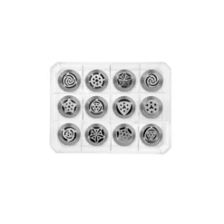 IBILI Douilles Pâtisserie|Douille Inox Russe XL Ø 2,3 cm x H 4 cm (x12)