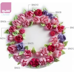 IBILI Douilles Pâtisserie|Douille Inox Russe XL Ø 2,3 cm x H 4 cm (x12)