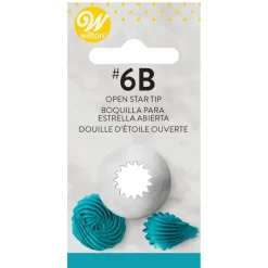 WILTON Douilles Pâtisserie|Douille Pâtissière Etoile Ouverte (n°6B)