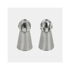 DE BUYER Douilles Pâtisserie|Douille Russe Inox Stries Larges Ø 3 cm x H 6 cm