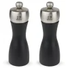 PEUGEOT Moulin|Duo Moulin à Poivre et à Sel Fidji 15 cm Noir-Inox