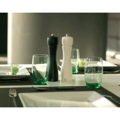 PEUGEOT Moulin|Duo Moulin à Poivre et à Sel Tahiti 20 cm Noir et Blanc