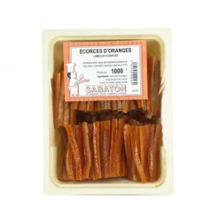 SABATON Fruits Confits|Ecorces Oranges Confites en Lamelles 1 kg