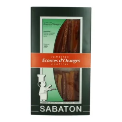 SABATON Fruits Confits|Ecorces Oranges Confites en Lamelles 150 g (x2)