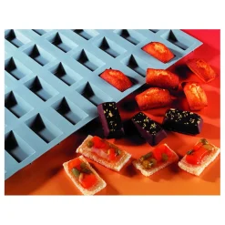 DE BUYER Moule Silicone|Elastomoule Financier - 25 empreintes 30 x 17,6 cm - Silicone