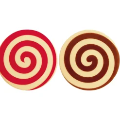 FLORENSUC Décoration Comestible|Embout de Bûche Sapin Monster 8 cm Décor en Chocolat (x42)