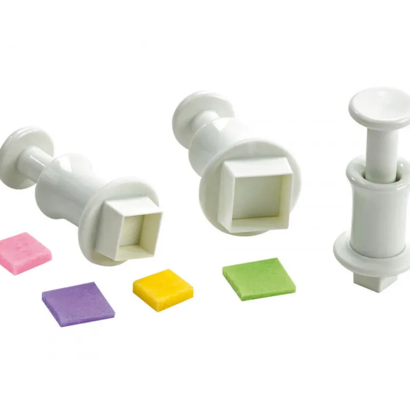 MALLARD FERRIERE Emporte Pièce - Découpoir Pâtisserie|Emporte Pièce Carré 5, 10, 15 mm