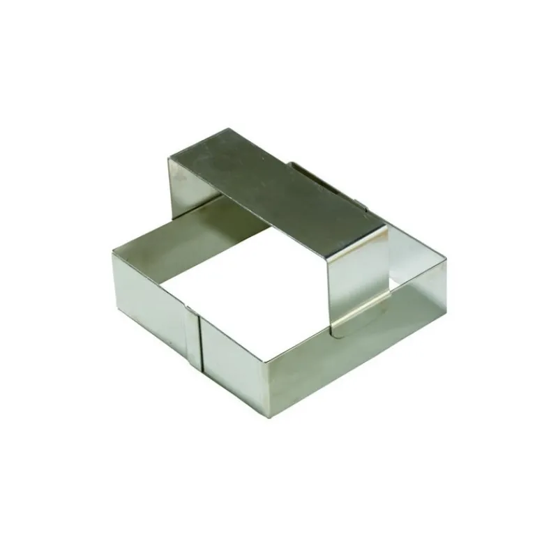 MALLARD FERRIERE Cercle À Patisserie|Emporte Pièce - Découpoir Pâtisserie|Emporte Pièce Carré en Inox 12x12 cm