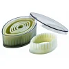 MALLARD FERRIERE Emporte Pièce - Découpoir Pâtisserie|Emporte Pièce Ovale cannelé Polyglass (x7)