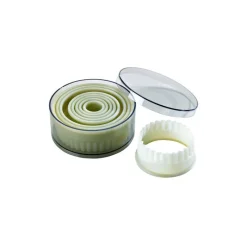 MALLARD FERRIERE Emporte Pièce - Découpoir Pâtisserie|Emporte Pièce Rond Cannelé Polyglass (x9)