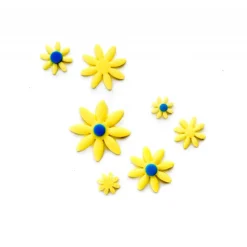 IBILI Emporte Pièce - Découpoir Pâtisserie|Emporte-Pièce avec Poussoir Marguerite (x4)