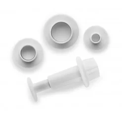 IBILI Emporte Pièce - Découpoir Pâtisserie|Emporte-Pièce avec Poussoir Rond (x3)