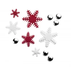 IBILI Emporte Pièce - Découpoir Pâtisserie|Emporte-Pièce avec Poussoir Flocon de Neige (x3)