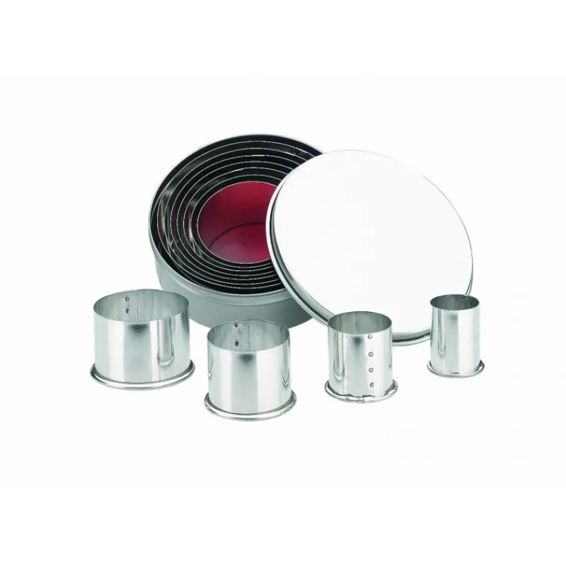 IBILI Emporte Pièce - Découpoir Pâtisserie|Emporte-Pièces Inox Ronds Unis x 11