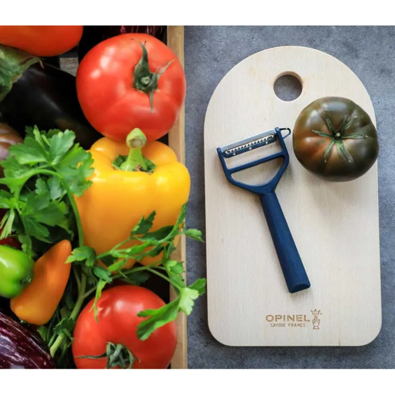 OPINEL Eplucheurs, Dénoyauteur|Eplucheur en Polymère Bleu T-duo