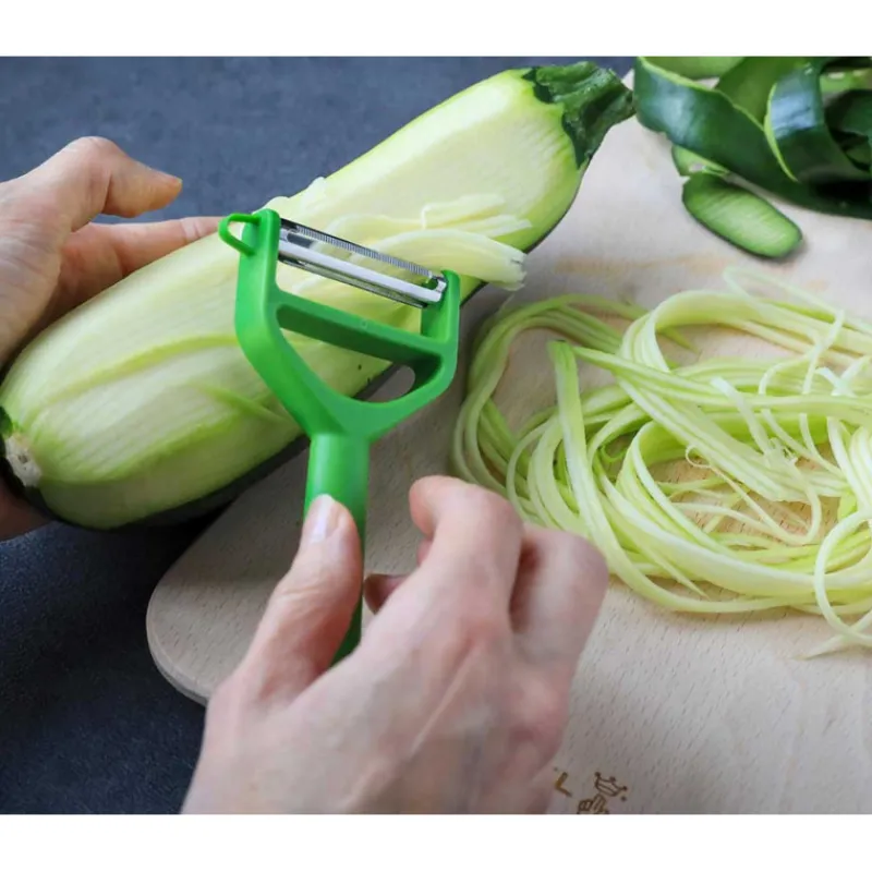 OPINEL Eplucheurs, Dénoyauteur|Eplucheur en Polymère Vert T-duo