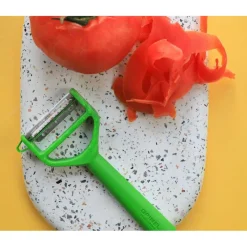 OPINEL Eplucheurs, Dénoyauteur|Eplucheur en Polymère Vert T-duo