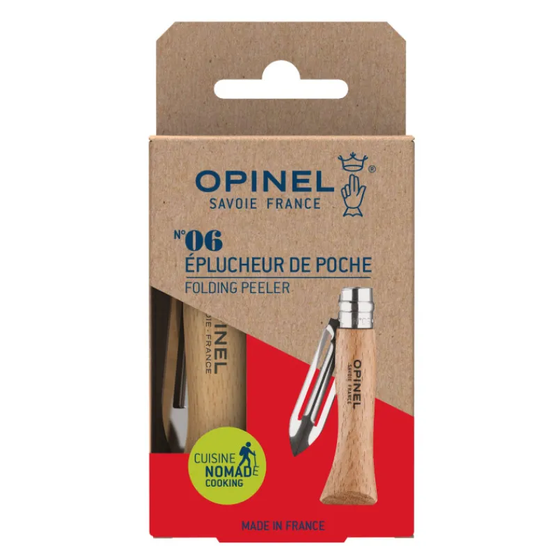 OPINEL Eplucheurs, Dénoyauteur|Eplucheur N°6 Hêtre Cuisine Nomade