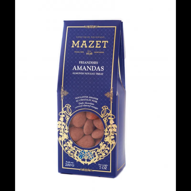 MAZET Chocolats À Offrir|Confiserie|Etui Pincé Friandises Amandas 200 g