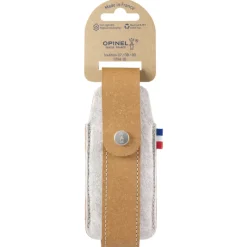OPINEL Rangement Couteaux|Etui pour Couteau en Cuir et Feutrine Outdoor M Collection France