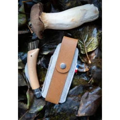 OPINEL Rangement Couteaux|Etui pour Couteau en Cuir et Feutrine Outdoor L Collection France
