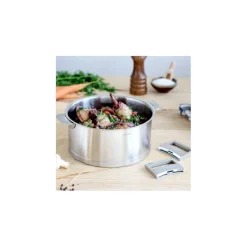 CRISTEL Faitout|Faitout Ø 26 cm Strate Amovible Inox